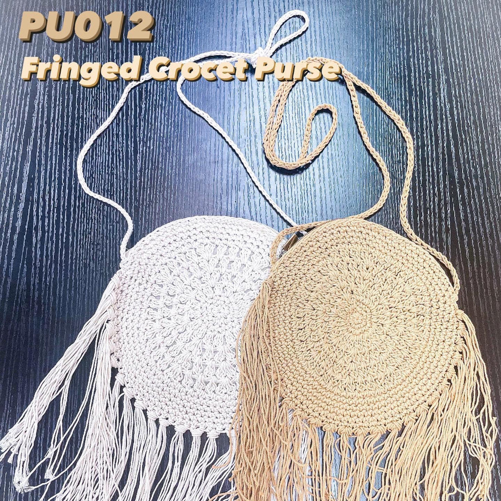ML Kids PU012 Macramé Taupe Purse (STHE)