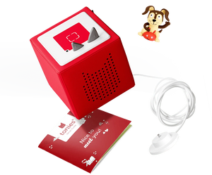 Tonies Toniebox Red Starter Set with Playtime Puppy Songs