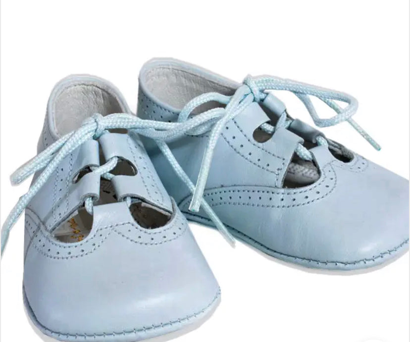 Aladino English Shoes for Baby Blue