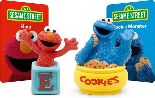Tonies Cookie Monster from Sesame Street, Audio Play Figurine for Portable  Speaker, Small, Blue, Plastic 