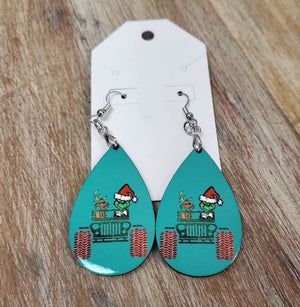 Grinch Dangle Earrings