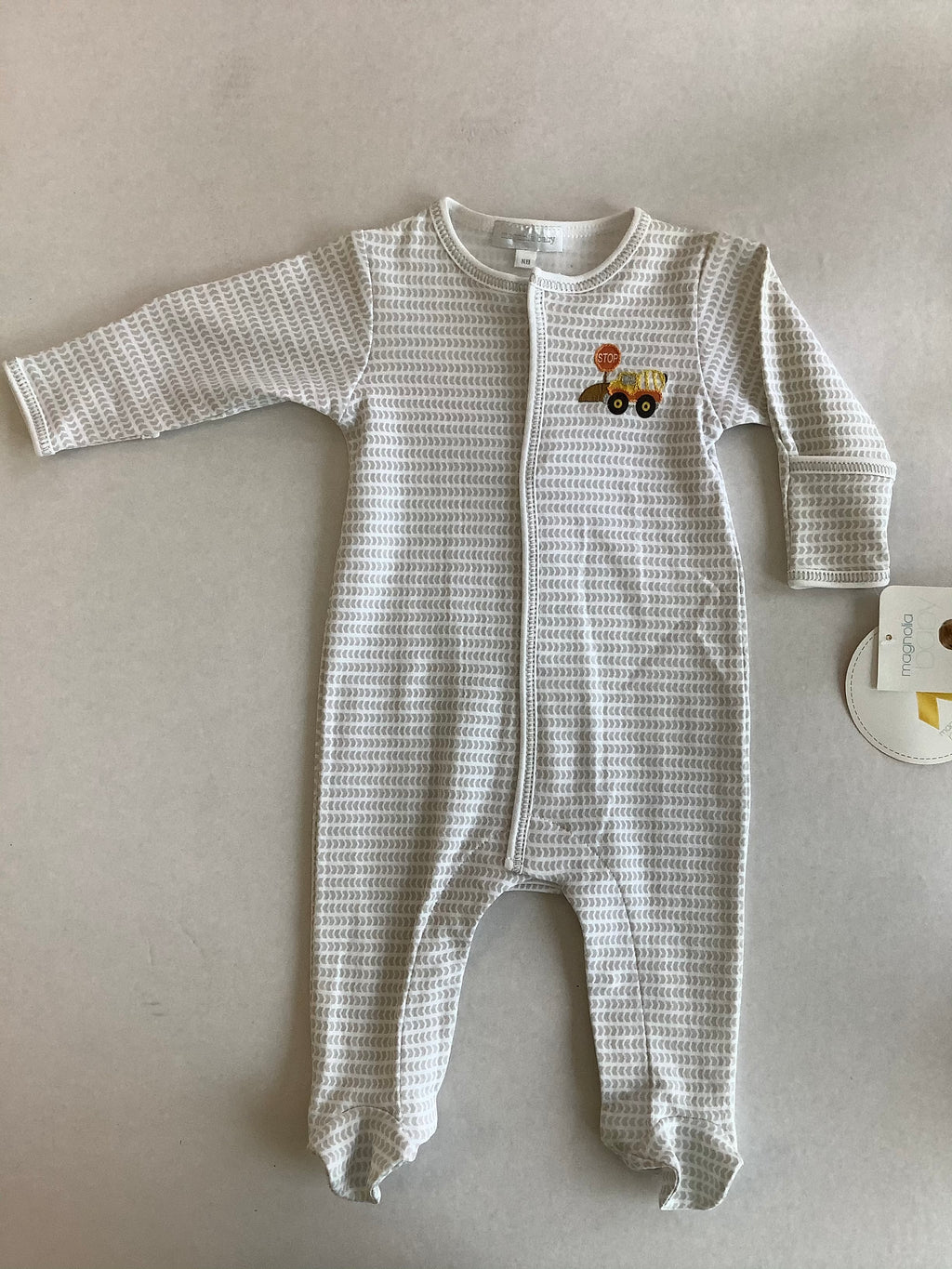 Magnolia Baby Dump Truck Footie (STHE)