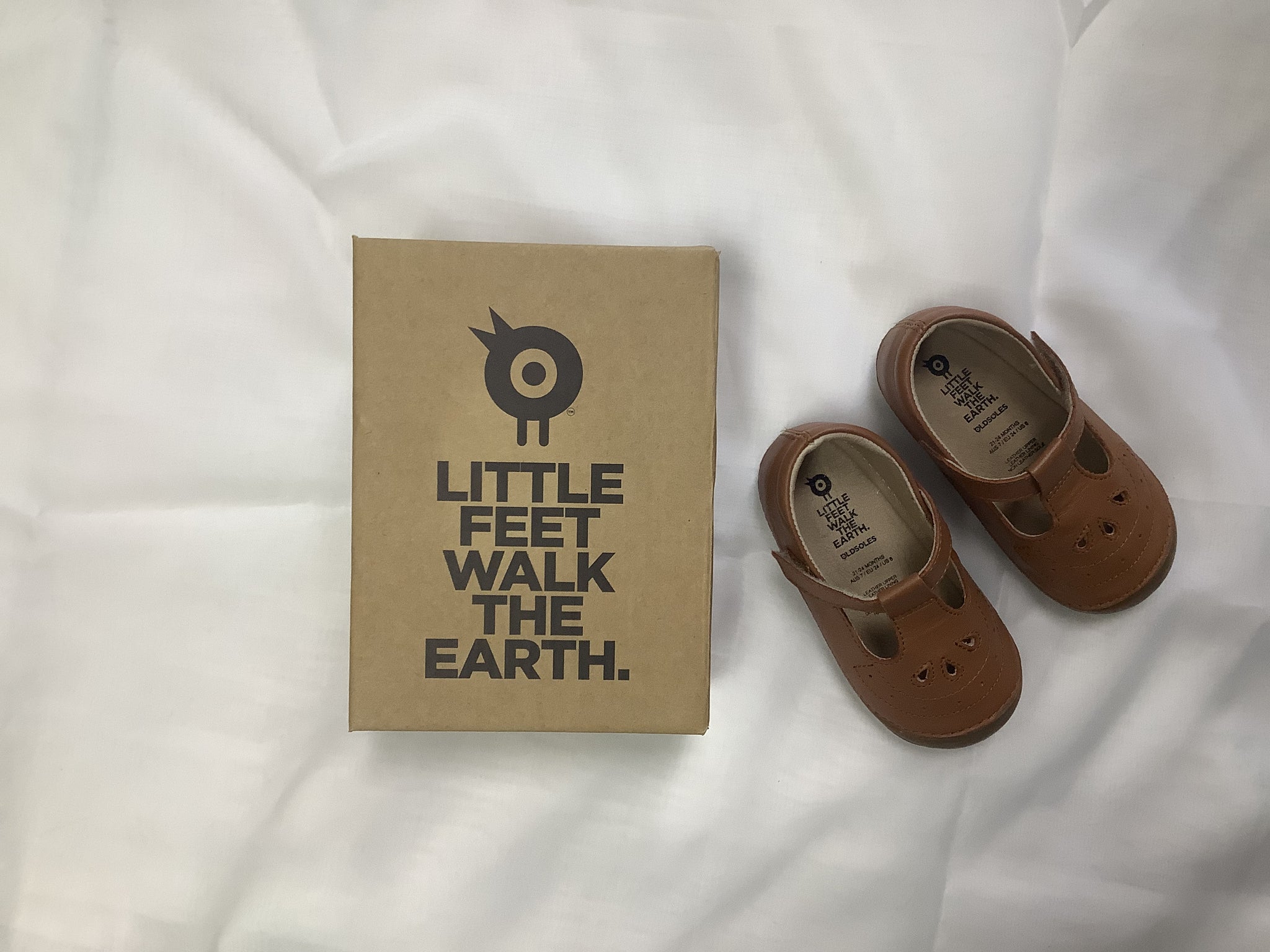 Little feet walk the earth deals shoes