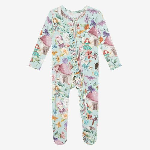 Posh Peanut Faye Ruffled Footie (HE)