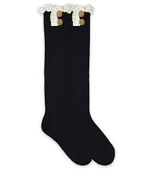 Jefferies  Black Button Socks (STHE)