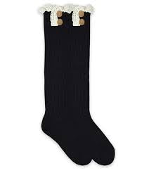 Jefferies  Black Button Socks