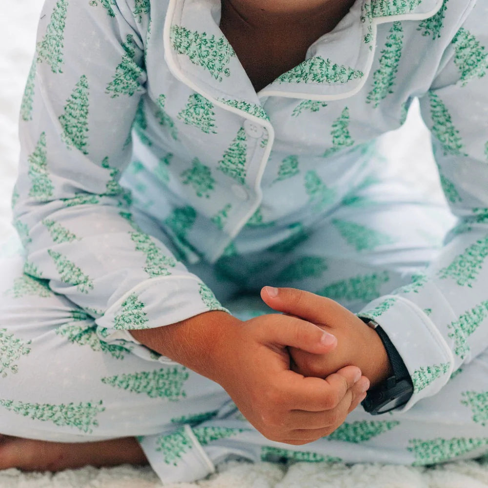 Sugar Bee Christmas Tree PJ Set