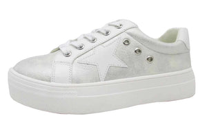 MIA White Sparkle Girl Sneaker