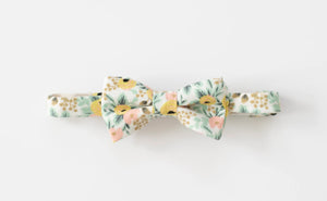 Khanh Rosa Cream Bow Tie