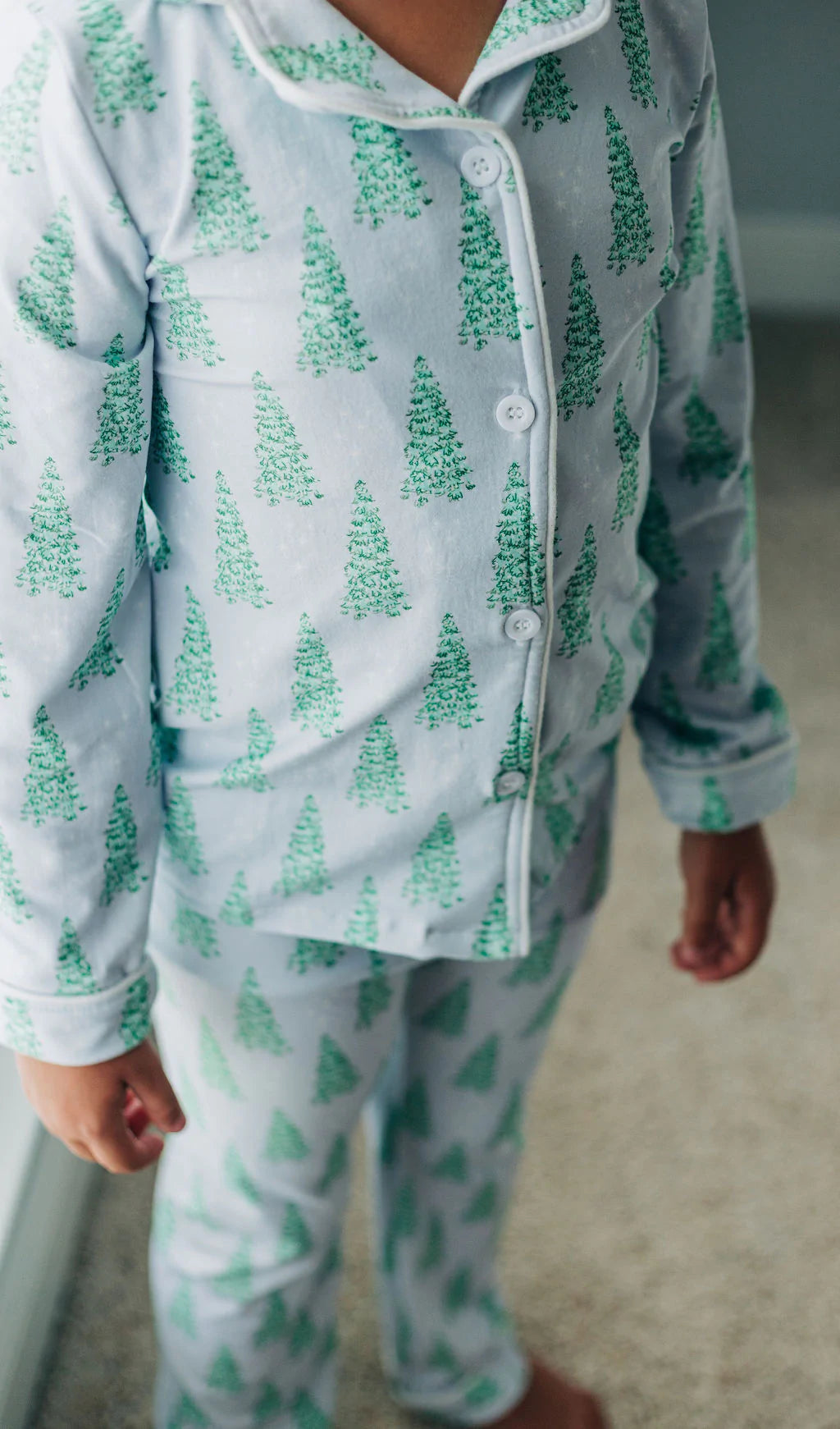 Sugar Bee Christmas Tree PJ Set