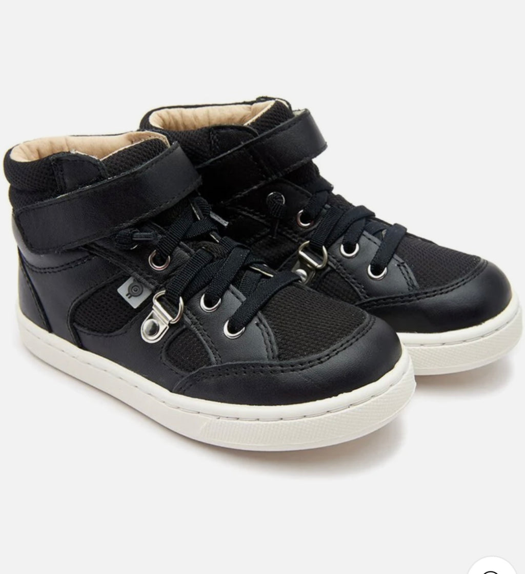 Old Soles Mesh Jim Leather & Mesh High-Top Sneaker