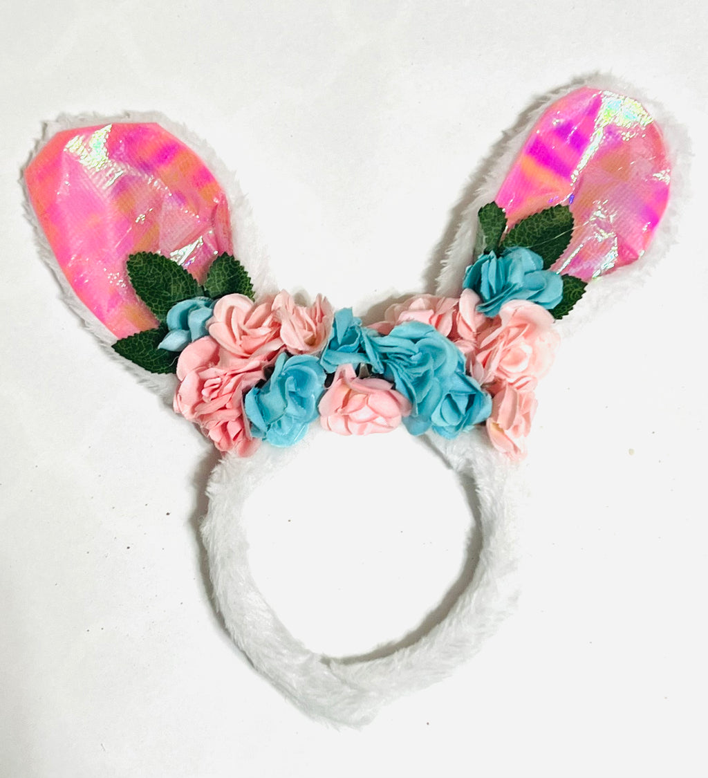 Poppeas Handmade Bunny Ears Blue and Pink (STHE)