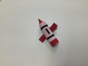 Bows For Belles Red Crayon Bow