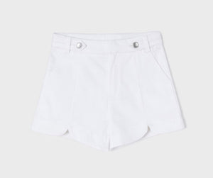 Mayoral 3276 White Satin Shorts (STHE)
