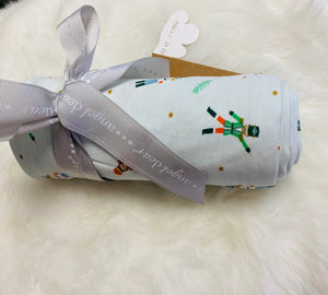 Angel Dear Nutcracker Christmas blanket