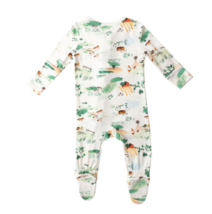 Angel Dear Farm Zipper Footie (HE)