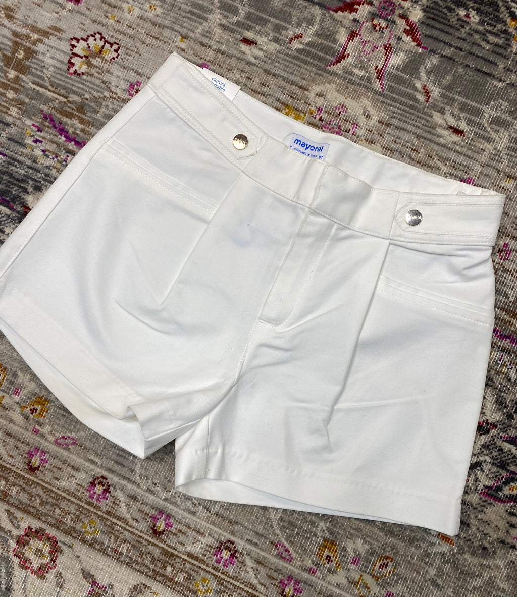 Mayoral 6204 - 18 White Shorts (STHE)