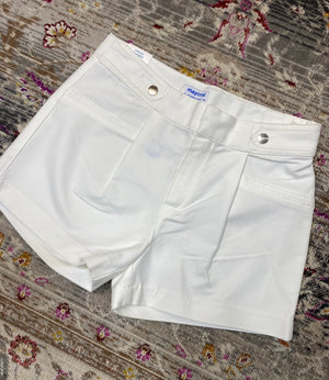 Mayoral 6204 - 18 White Shorts