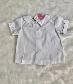 Banana Split Peter Pan White Color Shirt