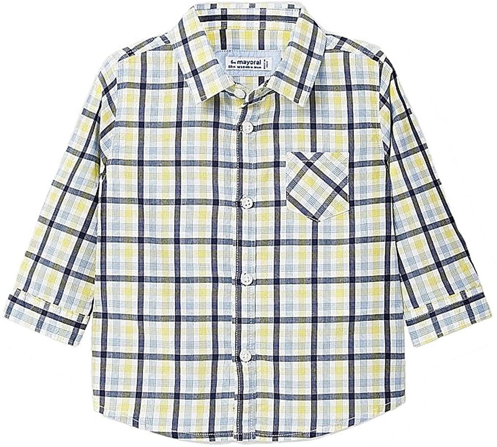 Mayoral 2130 Plaid Button Up (STHE)