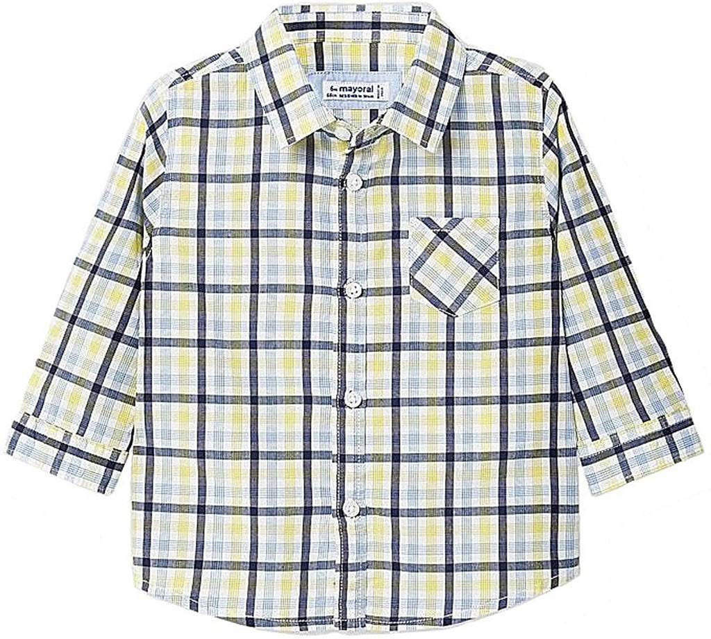 Mayoral 2130 Plaid Button Up