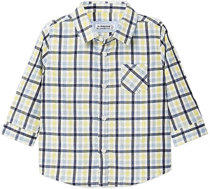 Mayoral 2130 Plaid Button Up (STHE)