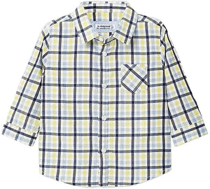 Mayoral 2130 Plaid Button Up