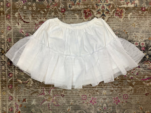 Mayoral 10617 White Tulle Skirt