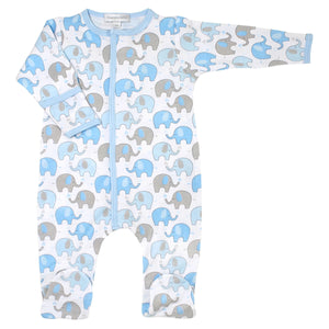 Magnolia Baby Elephant Footie with Hat Take Me Home (HE)