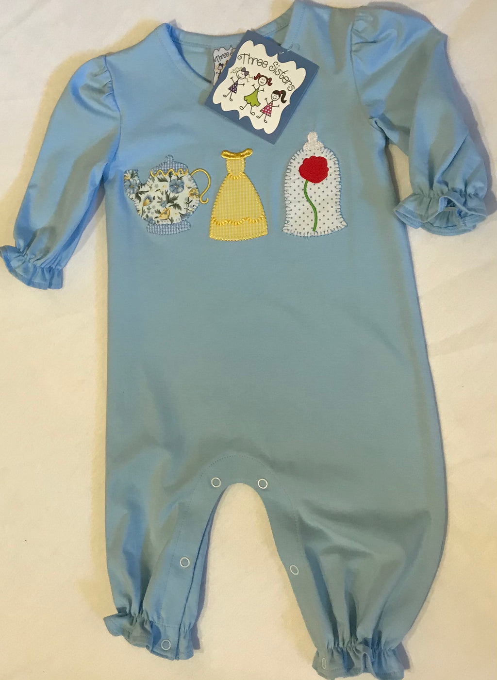 Three Sisters Beauty and the Beast Romper (STHE)