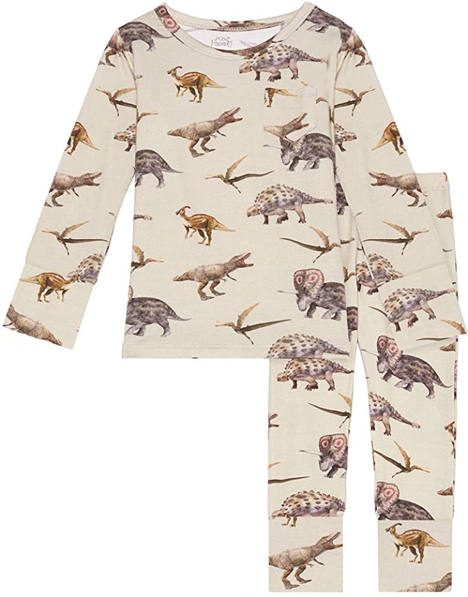 Posh Peanut Dinosaur Pajama Set