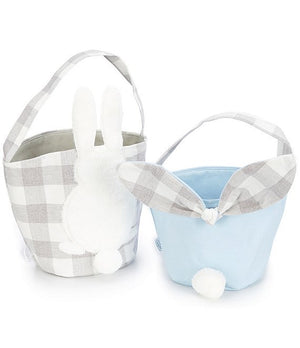 Mud Pie Easter Basket Blue
