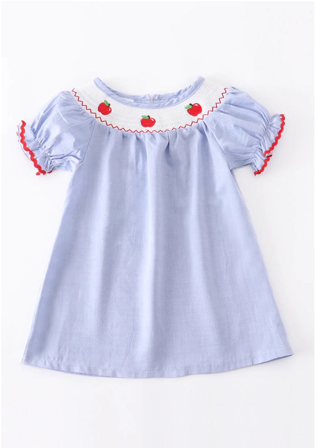 Honeydew Back to School Apple Smocked Dress