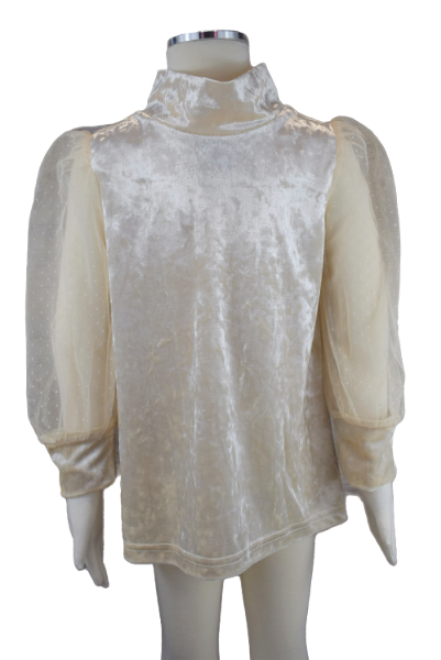 ML Kids Crushed Velvet Blouse FT0115(STHE)