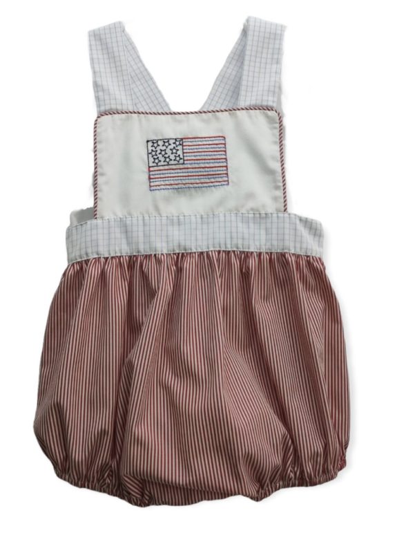 Banana Split ss23-258 American Flag Boys SunSuit (STHE)