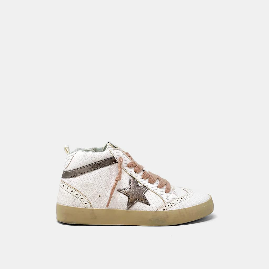 ShuShop Paulina Bone Snake Toddler Sneaker (HE)