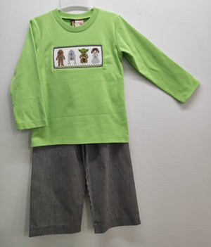 Banana Split The Good Force Smocked Pant Set (STHE)