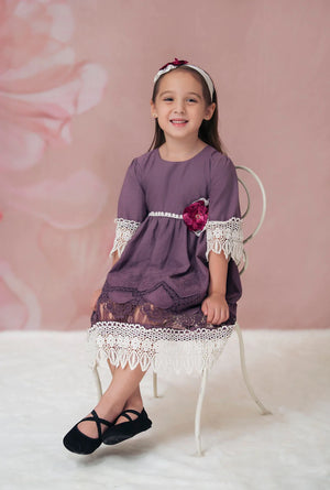 Haute Baby Violet Field Dress CVF05
